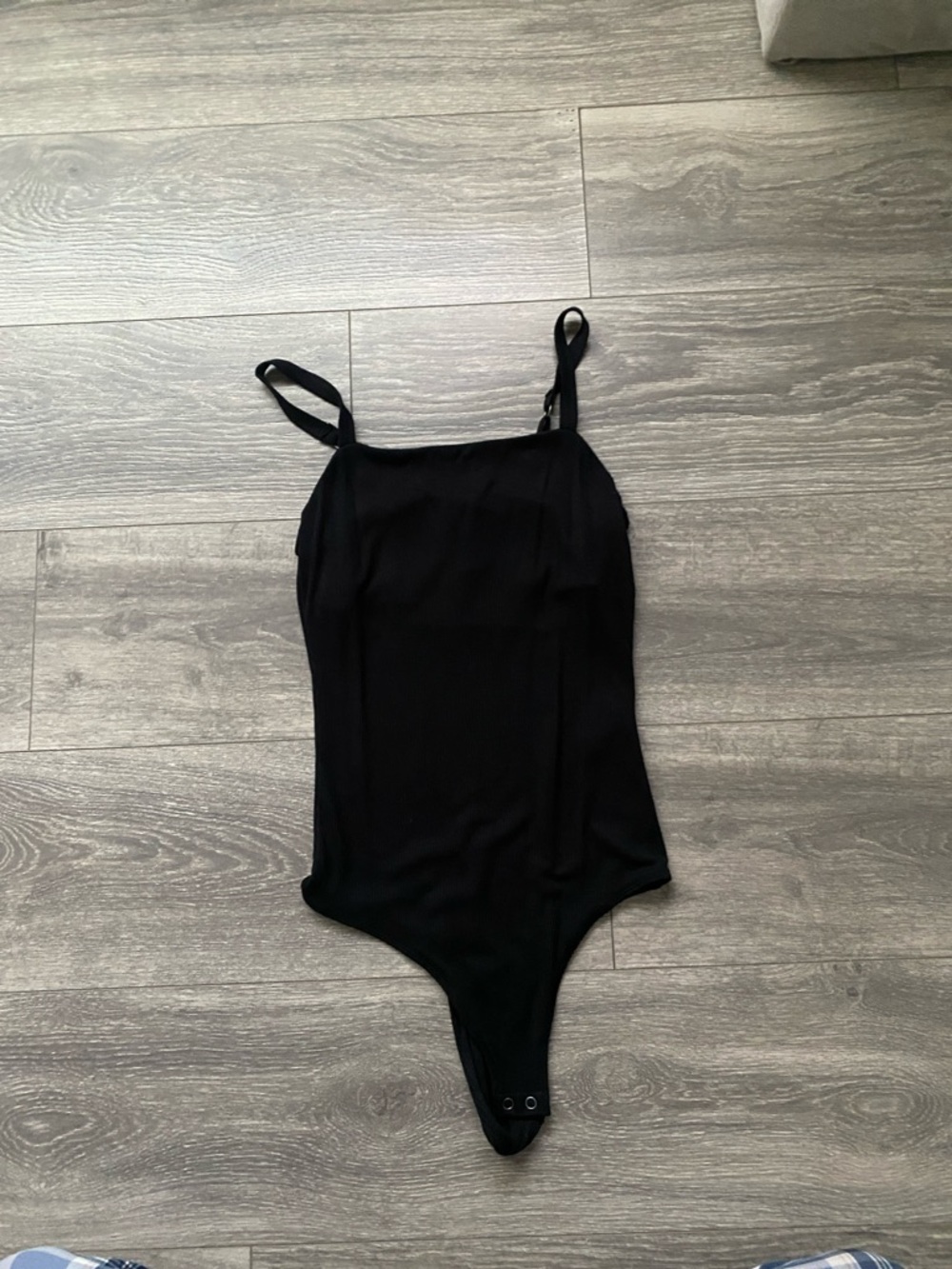 Hollister Black Slim Strap Bodysuit